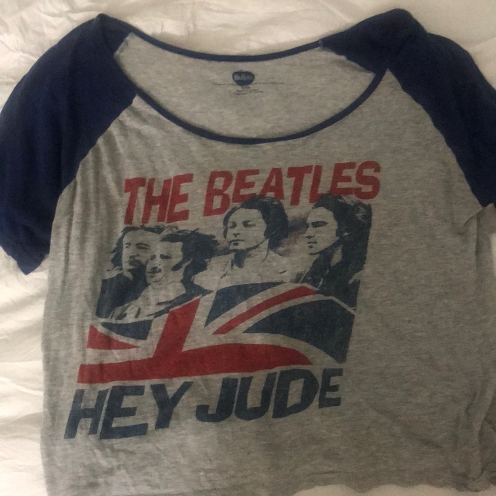Beatles crop top large BUNDLE ITEM